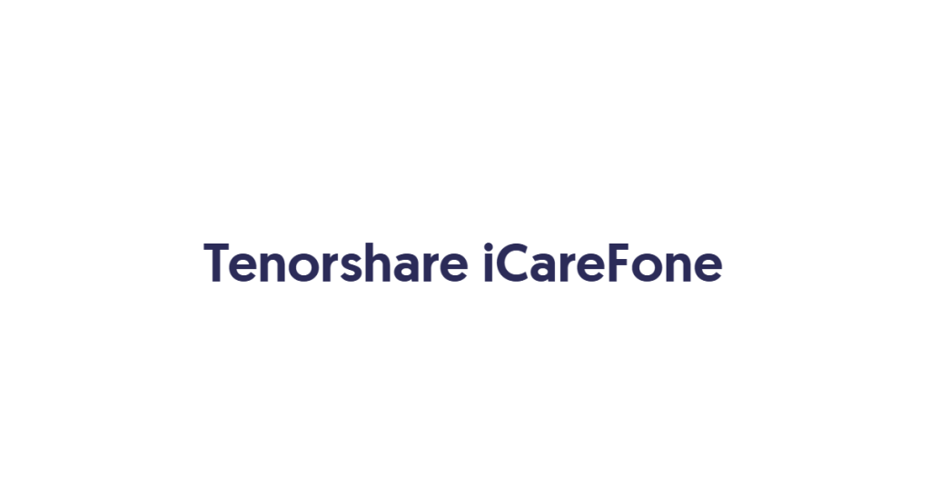 Tenorshare iCareFone 優惠碼2025年4月，最高可享60%折扣！